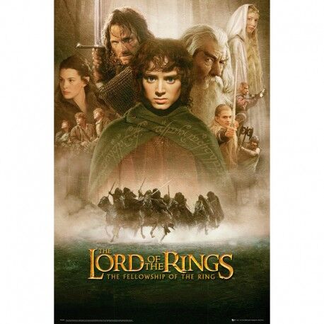 PSTER MAXI LORD OF THE RINGS FELLOWSHIP OF THE RING 91,5 X 61